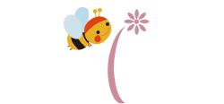 花の店みつばち-ロゴ